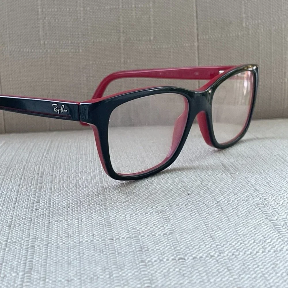 Ray-Ban Youth Glasses Frame Black/Red Tone Eyeglasses Frame 47[]16 130